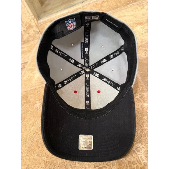 San Francisco 49ers New Era 39Thirty Red/Gray/Black Stretch Fit Hat Medium-Large - Picture 5 of 8
